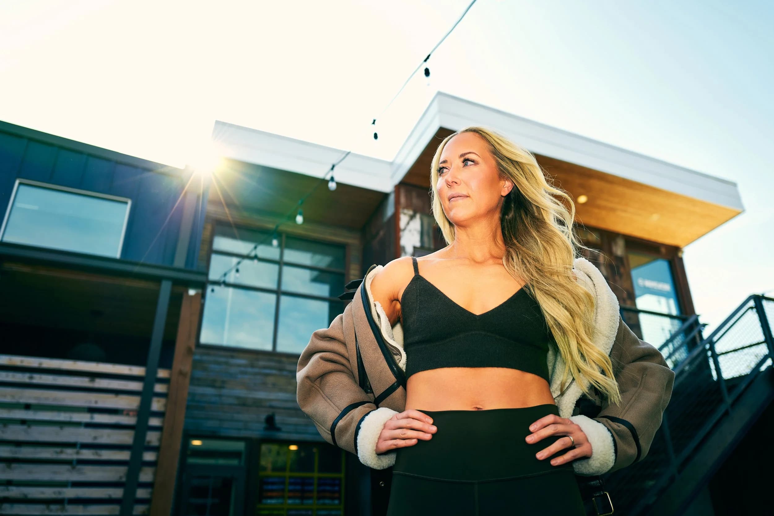 Jen outside the Homewerk Studio loft on Parsons Avenue